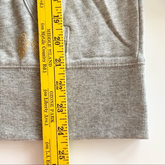 🌸New🌸 Victoria’s Secret ANGEL Hooded Sweatshirt Top Size Large Gray NWT - Picture 11 of 12